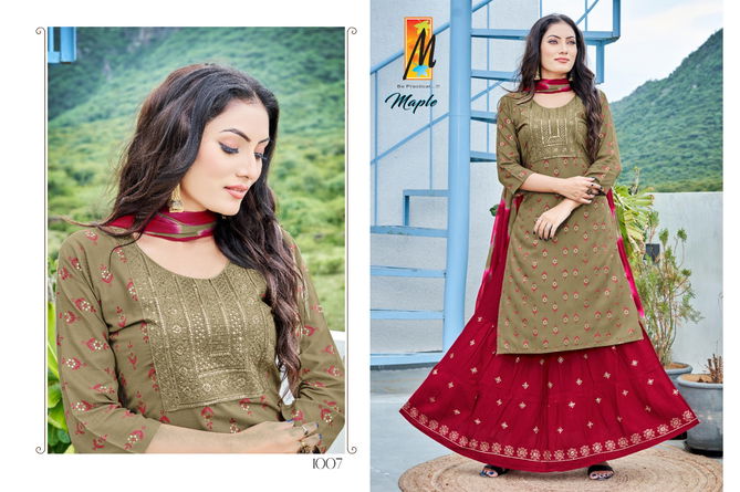 Maple By Master Designer Readymade Suits Catalog
